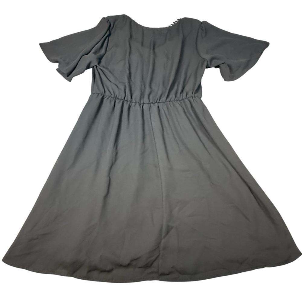 Blue Rain Dress Large Black Short Sleeve Pullover Casual Shift - Picture 3 of 3